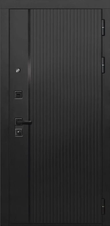 Входная дверь ДвериПРО L-45 Без фрезеровки Дуб пацифик горизонт DPRO204719 внешняя сторона